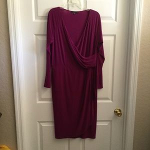 Tiana B faux wrap dress, size 1X
